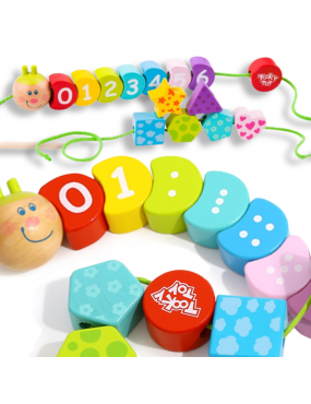 TOOKY TOY Drewniane Klocki...