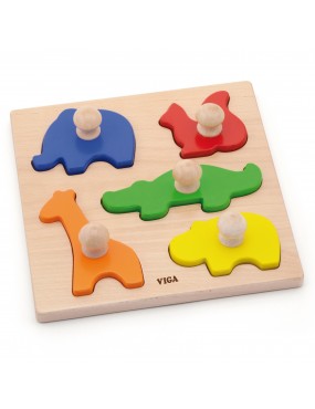 VIGA Drewniane Puzzle z...