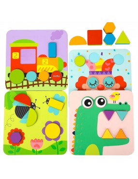TOOKY TOY Puzzle 4 w 1...