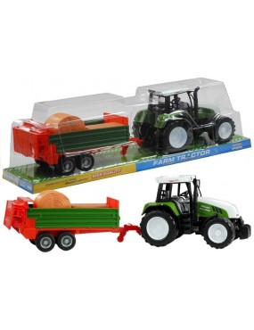 Duży Traktor z Przyczepą...