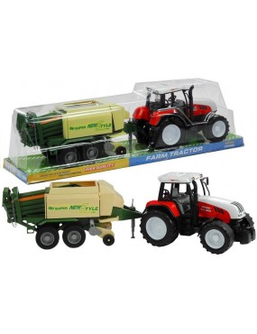 Duży Traktor z Przyczepą...