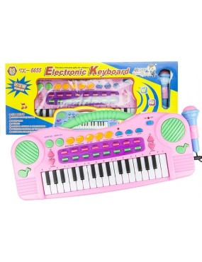 Keyboard Organki Różowe z...
