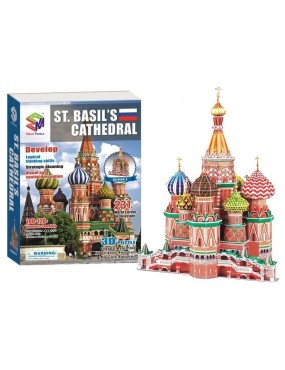 Puzzle 3D Sobór w Moskwie...