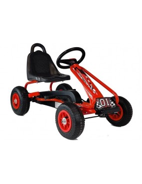 Gokart na Pedały G201 Czerwony