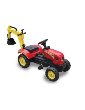 Traktor z Łyżką czerwony...
