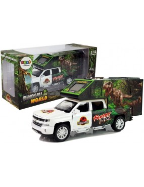 Camper z Dinozaurami Biały
