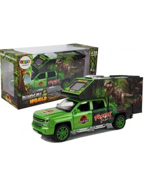 Camper z Dinozaurami Zielony