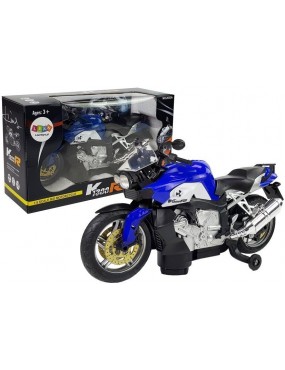 Motocykl na Baterie Niebieski