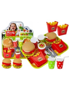 Zestaw Hamburger Frytki z...