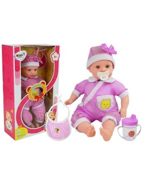 Lalka Bobas 45 cm Różowe...