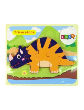 Drewniane Puzzle Dinozaury...