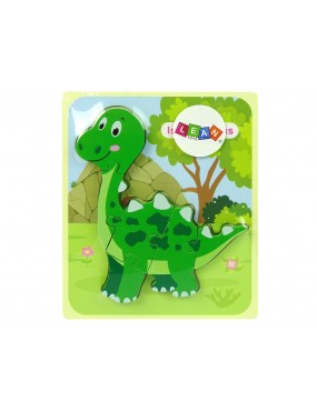 Drewniane Puzzle Dinozaur...