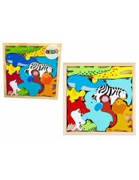 Drewniane Puzzle Zwierzęta...
