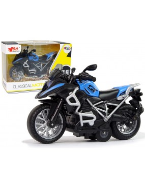 Motocykl GT Niebieski 1:14...