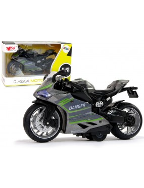 Motocykl Sportowy Szary...