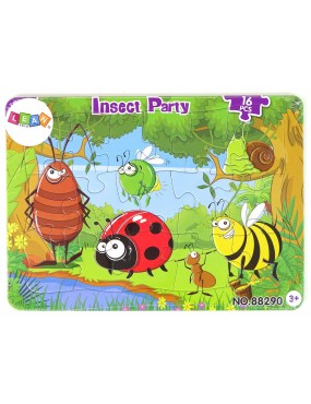 Edukacyjne Puzzle Owady...