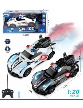 Pojazd Policja R/C Biały
