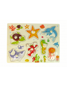 Drewniane Puzzle Edukacyjne...
