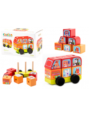Drewniany Mini Bus...