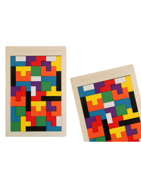 Drewniane Puzzle Układanka...