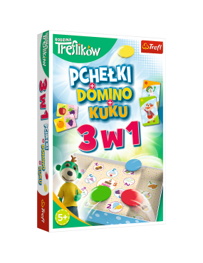Gra 3w1 Domino Pchełki Kuku...