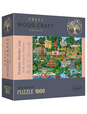 1000 Puzzle Drewniane -...