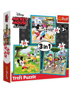 Puzzle - 3w1 - Myszka Miki...