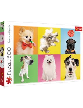 Puzzle 500 el. Psy Trefl 37378