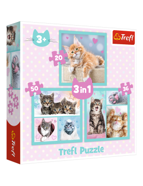 Puzzle - "3w1" - Słodkie...