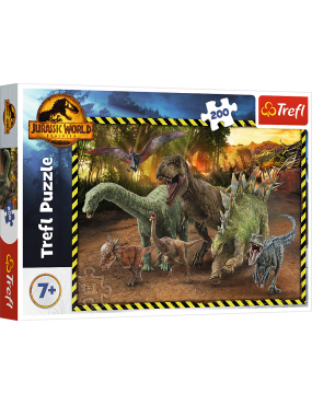 Puzzle - 200 - Dinozaury z...