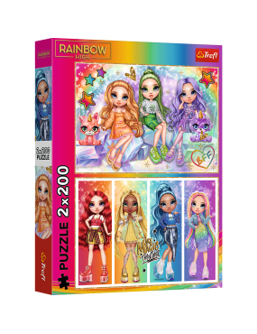 Puzzle - 2x200 - Tęczowe...