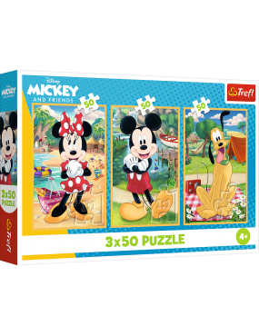 Puzzle - 3x50 - Myszki na...