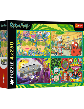 Puzzle - 4x250 - Zakręcony...