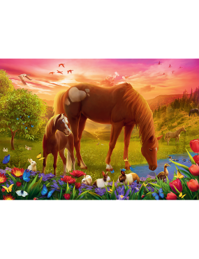 Puzzle - 500 - Konie na...