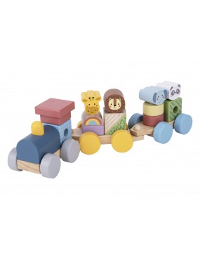 TOOKY TOY Kolejka Drewniana...