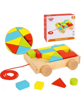 TOOKY TOY Drewniany Wózek z...