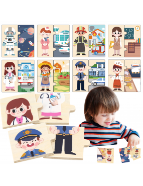 VIGA Drewniane Puzzle...