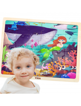 VIGA Drewniane Puzzle...