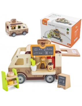 VIGA Food truck Drewniane...