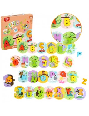 TOOKY TOY Drewniane Puzzle...