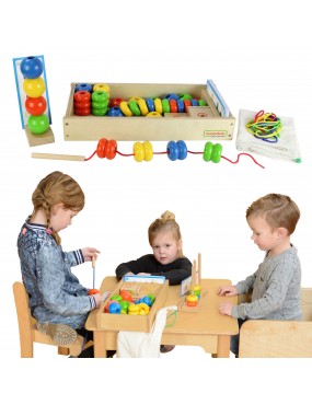 MASTERKIDZ Duża Drewniana...